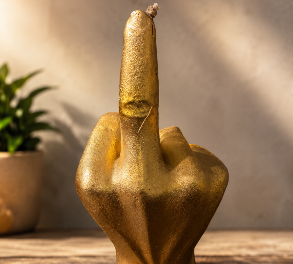 Silly Finger candle